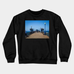 Oceanside California Pier V1 Crewneck Sweatshirt